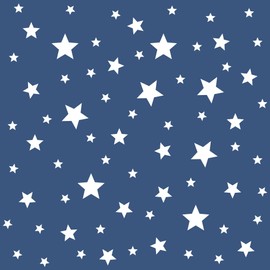 Stickerscape Star Wall Stickers (Standard - 4 Sheets - White) | Space Wall Stickers for a Night Time Themed Bedroom or Nursery | Easy to Apply, Cleanly Removable