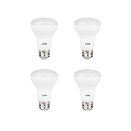 LUNO R20 Dimmable LED Bulb, CRI 90+, 8W (50W Equivalent), 525 Lumens, 4000K (Neutral White), Medium Base (E26), UL Listed (4-Pack)