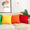 Coddsmz 6 Pack Decorative 100% Cotton Pillow Covers Square Cushion