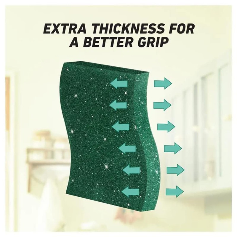 Scotch Bright Silver Spark Scrub Pad - 7cmX7.5cm (Pack of