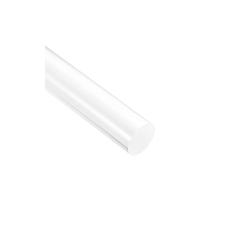 sourcing map Acrylic Round Rod, Clear,15/32" Diameter 12-1/4" Length, Solid