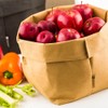 Kraft Washable Paper Bags, Reusable Paper Bag, Durable, Long Lasting
