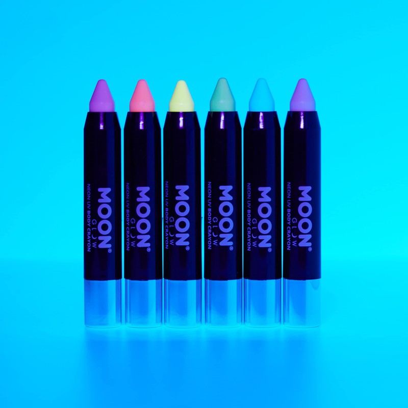 Moon Glow - Neon UV make-up pen, body chalk, colouring