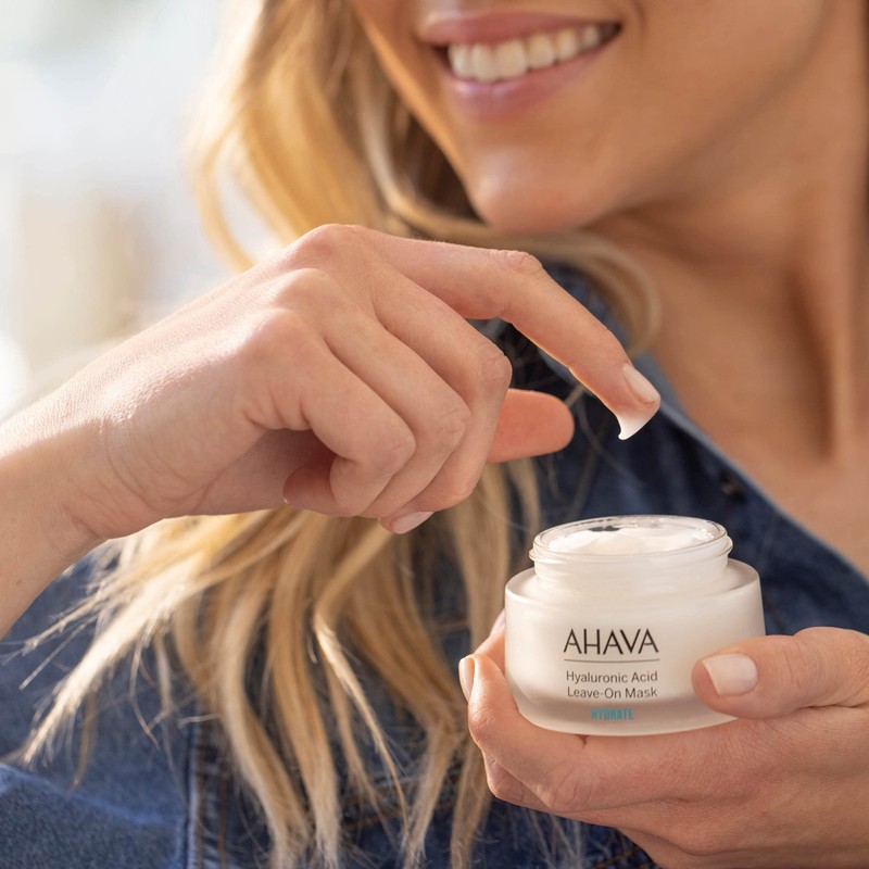 AHAVA Hyaluronic Acid Leave-On Mask - Rich, Hydrating Mask, Upsurge