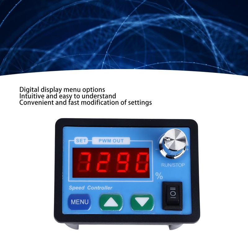 DC Motor Speed Controller PWM Brushed CW CCW Digital Display