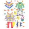VINTAGE BABY GO BYE-BYE PAPER DOLL LASER REPRODUCTION~Org Sz UNCUT
