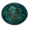 Ceramic Bowls Moroccan Handmade Serving Bowl Aqua 8 inches in