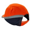 Orange Hi-Vis Bump Cap Baseball Style Safety Hard Hat Head