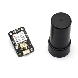 Micoair MG-F10 Dual Band GNSS Module (L1+L5) with IST8310 Compass and Quad Helix Antenna, PX4 and Ardupilot Compatible, Multi-Constellation for Drones and Robotics