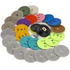 ZYZLE 17 PCS 4 Inch Diamond Polishing Pads Kit Wet/Dry
