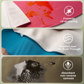 Baby Noah Adult Drool Bib for Special Needs, 3 Pack Large Elderly Bandana, Teen Bib for Women Men, Soft Absorbent Set for Kids DarkBlue/Brown/Grey Extra Large