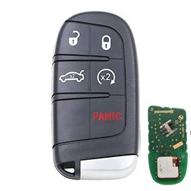 Keyless Entry Remote Car Key Fob Replacement 5 Button M3N-40821302 Compatible for 2011-2018 Dodge Charger 2015-2018 Dodge Challenger