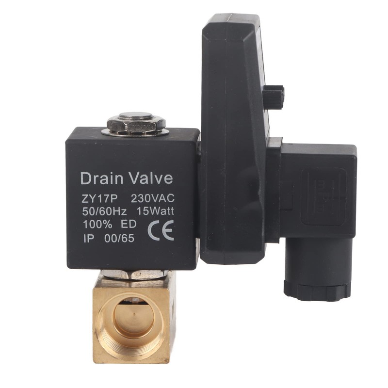 Ejoyous Automatic Drain Valve G1/2 DN15 Compressor Drainage Valve Air