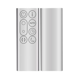 Compatible with d/yson TP05 PH01 PH02 TP07 air Purifier bladeless Fan Remote Control Spare Parts (Silvery 1pcs)