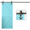 TSMST 6FT Sliding Barn Door Hardware Kit, Heavy Duty Sturdy