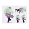 4 x 'Happy Goblin Girl' Temporary Tattoos - Water Resistant,