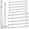 AOZUO 10PCS Rope Threader Clips, DIY Drawstring Threader Tool Set