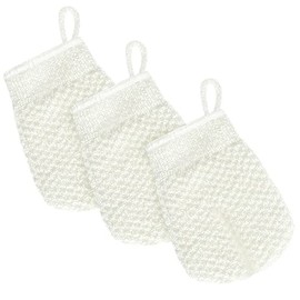 Mig4u Pcs Exfoliating Facial Scrubber Mitt Face Cleanser Wash Mittens Exfoliator For Men Women Dead Skin Cleaning Gloves