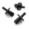 VVO Fasteners- Black Plastic Front Bumper & Trim Fastener Clips