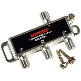 Antronix CMC2003H-A 3-Way Horizontal Splitter -3.5dB -7dB 5-1002 MHz High Performance for Coax Cable TV & Internet