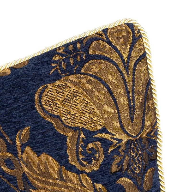 Paoletti Shiraz Cushion Cover, Navy, 45 x 45cm