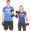 Gronk Fitness Rubber Hex Dumbbell Pairs | 5lbs - 70lbs