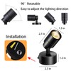 VIGMOJ LED Spotlights Indoor Uplighting with Timer, 3W Up Plant