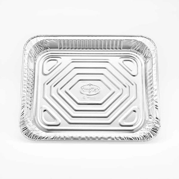 Nicole Home Collection Disposable Aluminum Half Size Shallow Pan | 12.75" x 10.375"