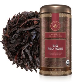 Teabloom USDA Organic Big Red Robe Oolong Loose Leaf Tea, Full-bodied Velvety Smooth Texture with Floral and Fruity Notes, 1.76 oz/50 g Canister Makes 35-50 Cups