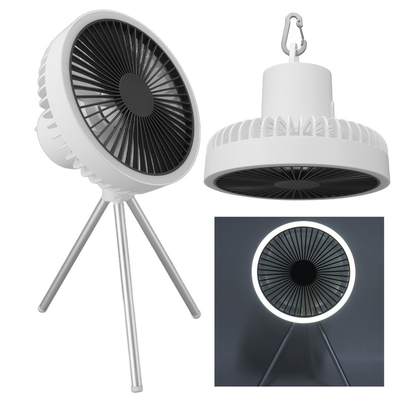 Tripod Fan 10000mAh 3 Gears Adjustable Timing Function Portable Desktop