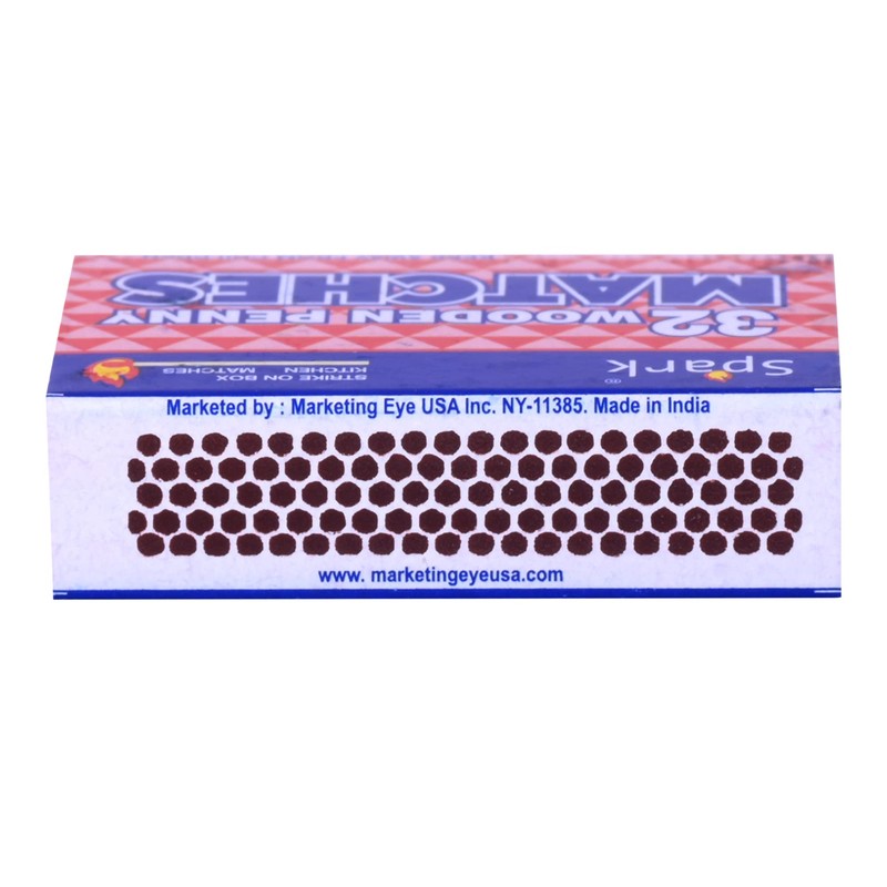 10-Pack Wooden Safety Penny Matches – 32 Count per Box