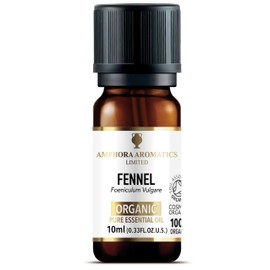 Amphora Aromatics Cosmos Organic Pure Fennel Sweet Essential Oil 10ml