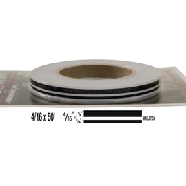 Universal TFX 00043061 - Auto Customizing Dual Pinstripe -(1/4") 4/16" x 50' (1/8” Stripe, 1/16" Gap, Then 1/16” Stripe)-61 Black