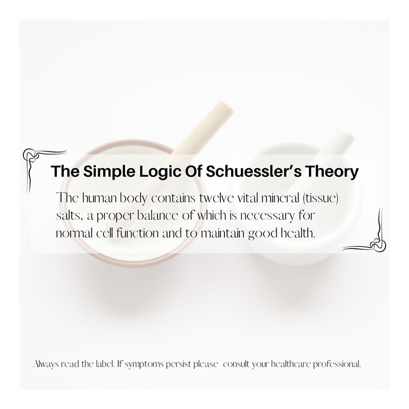 Schussler Schuessler Tissue Salts Combination 12 125 Tablets