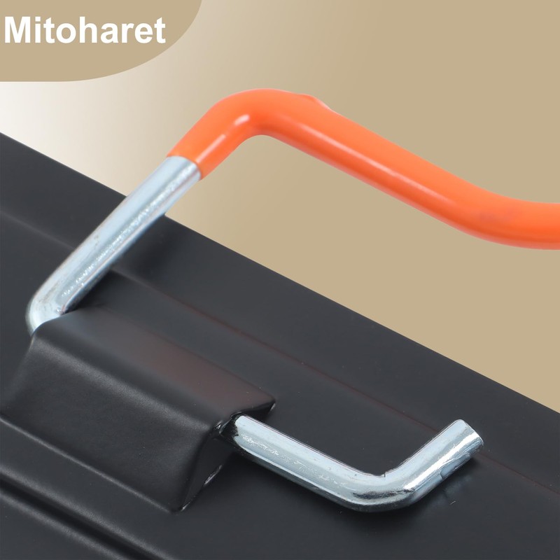 mitoharet 68 in All Metal Garden Tool Storage Box Adjustable