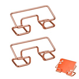 thirei 2 Pieces Business Card Holders, Name Cards Stand Organizer, Metal Business Cards Stand, Business Card Holder Desktop, for Storing or Displaying Business Cards, Rose Gold