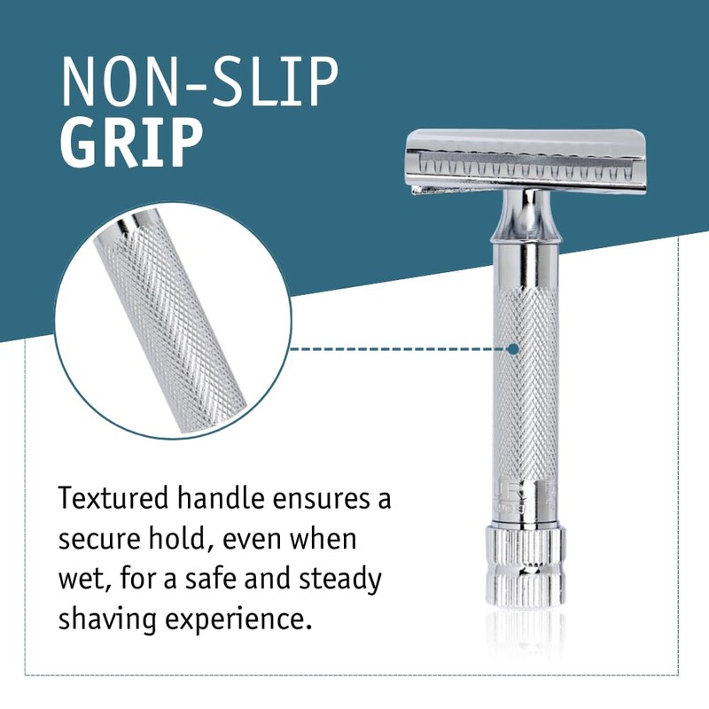 MERKUR 37C Double Edge Safety Razor | Slant Bar Design