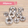 qxayxa 300 Pcs Finish Washers,Finishing Washers, Countersunk Washers, 6#8#10#12 Stainless