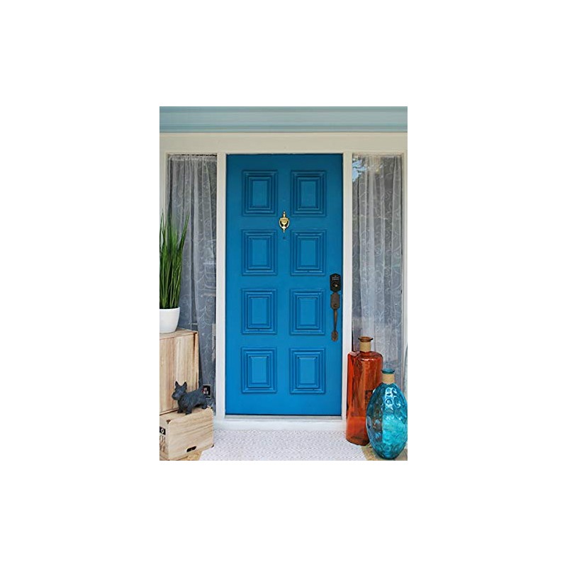 Modern Masters 296681 Front Door Paint, Quart, Satin Tranquil