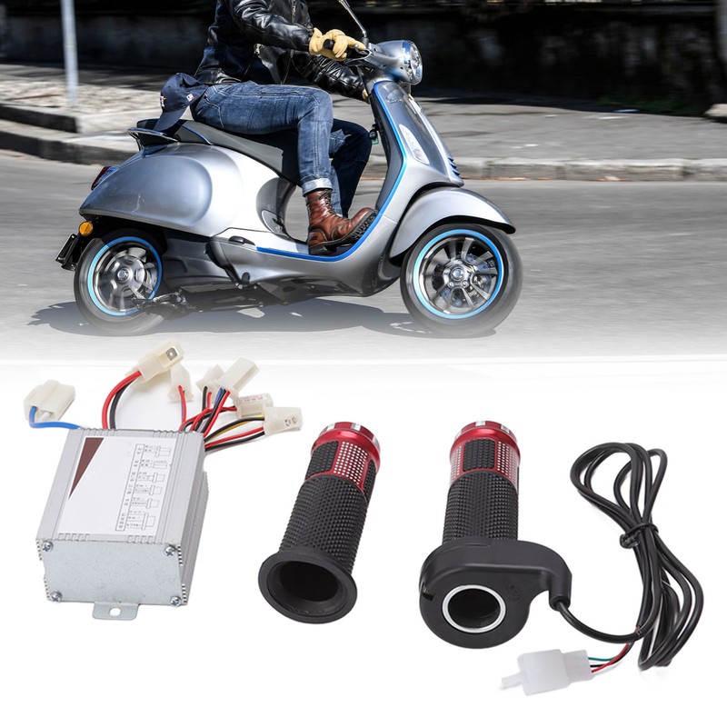 Brushed DC Motor Speed Controller 24V 350W With Throttle Grip