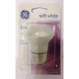 GE 25-Watt Soft White R14 Indoor Spotlight Bulb