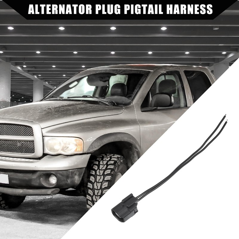 Hihaha 2 Pin Alternator Plug Pigtail Harness for Dodge for