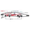 DAIWA Chivas Lure, Moissanite Monster Wake 156F, Clear Adelkeim Laboracono