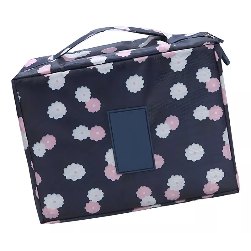 Travel Cosmetiquera Neceser Organizadora Viaje Estuche Prueba Agua Color Azul