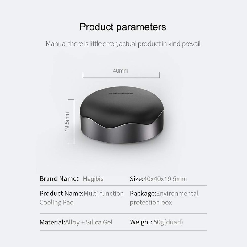 Hagibis - Almohadilla de refrigeración para computadora portátil, diseño ergonómico