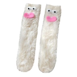 TFTSR Crazy Funny Fuzzy Silly Socks for Kids Women,Girls Fluffy Slipper Novelty Fun Socks,Boy Men Cute Cozy Soft Animal Socks