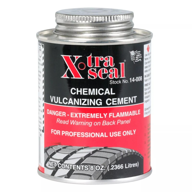 31 Inc. XTRA SEAL 14-008 VULCANIZING RUBBER CEMENT 8oz. TIRE