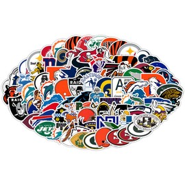 Lovezzr 115pcs Sports Stickers,New and Old Models Football Team Stickers,Waterproof Vinyl Stickers.