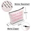 JXGZSO Feminist Makeup Bag Gaslight Gatekeep Girlboss Gaslighter Gift Working