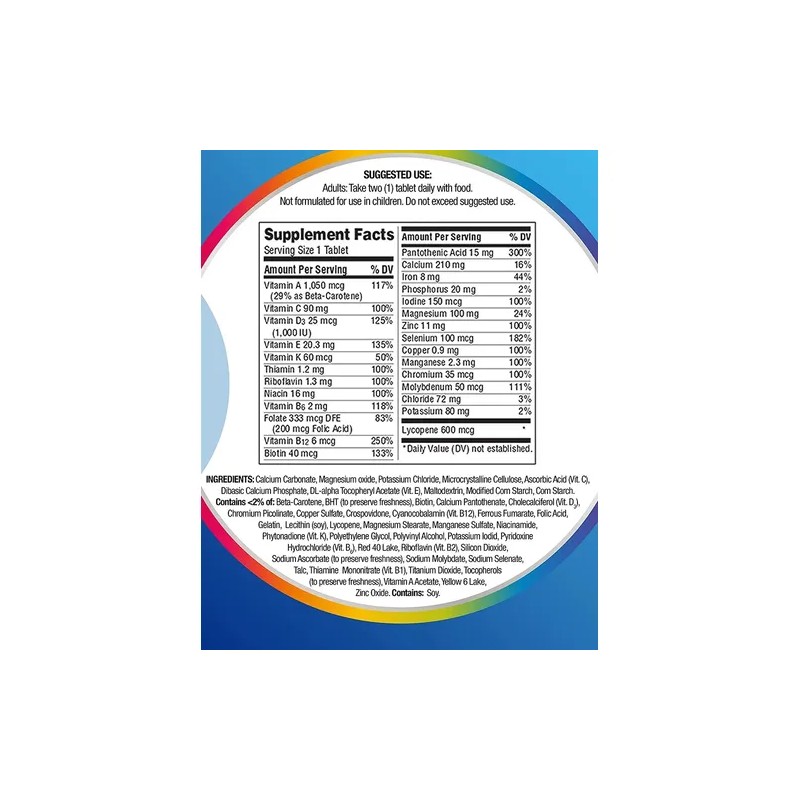Centrum Multivitaminico Hombres Multimineral 200 Pzas